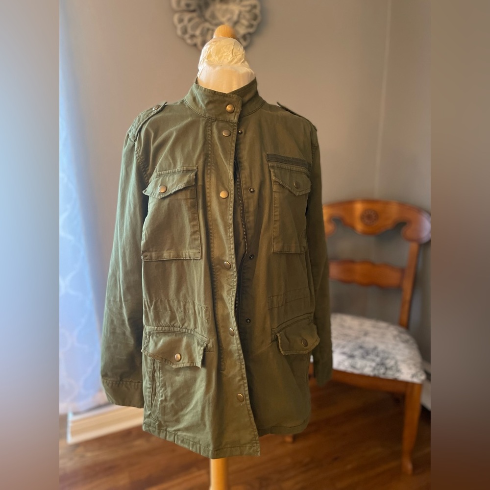 Hunter green Gap Army Jacket size Sm